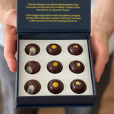 9 pc Truffle Box: Bourbon