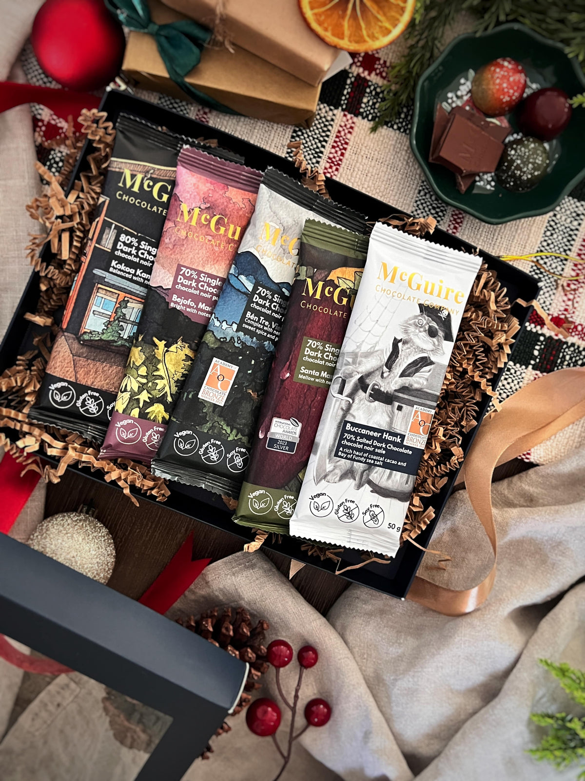 Festive Mini Dark Chocolate Lover Gift Box