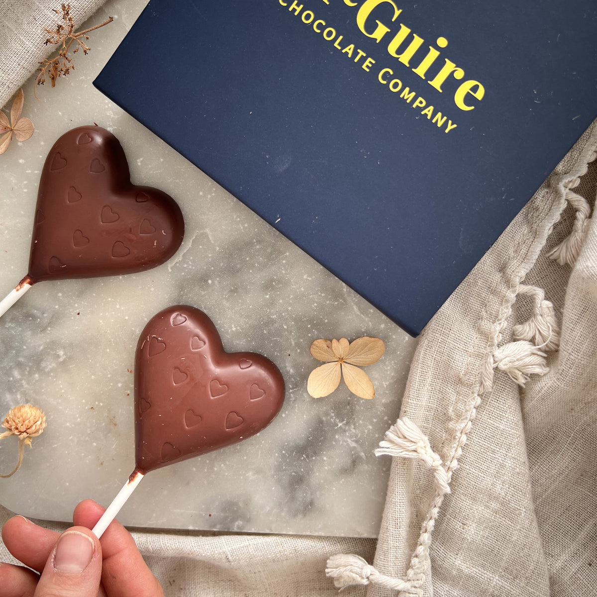 Chocolate Heart Lollipop