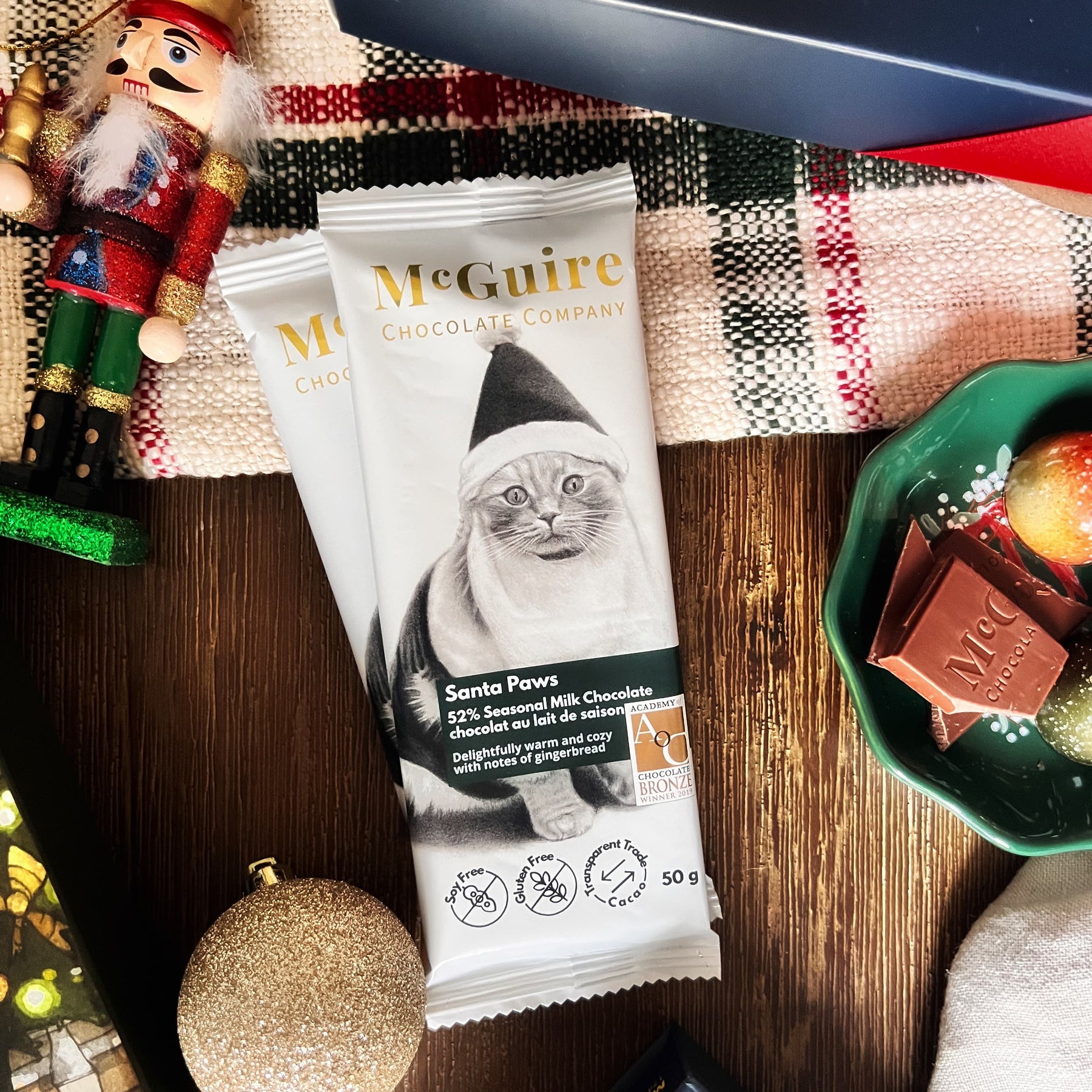 Santa Paws 52% Holiday Milk Chocolate