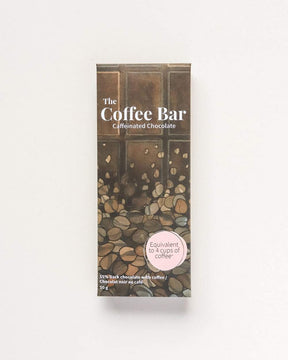 The Coffee Bar: Caffeinated Dark Chocolate-McGuire Chocolate Canada-Chocolate Bars,Coffee,Dark chocolate,Inclusions,Vegan